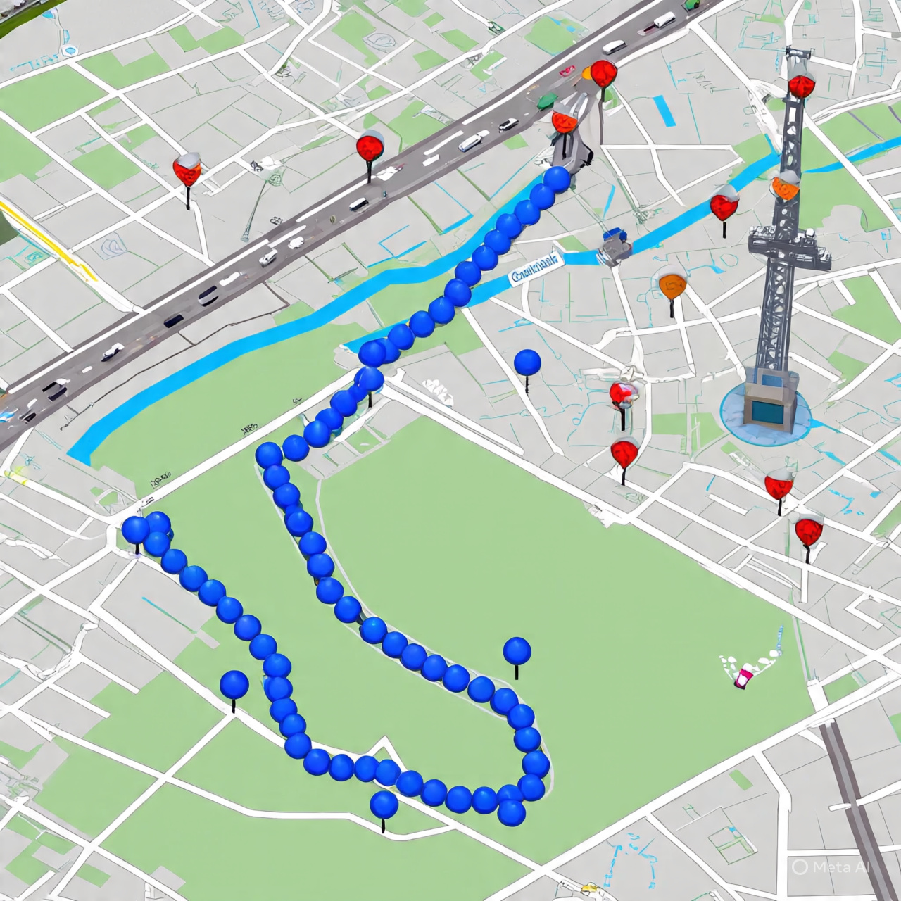 CCTV still of the seaside promenade