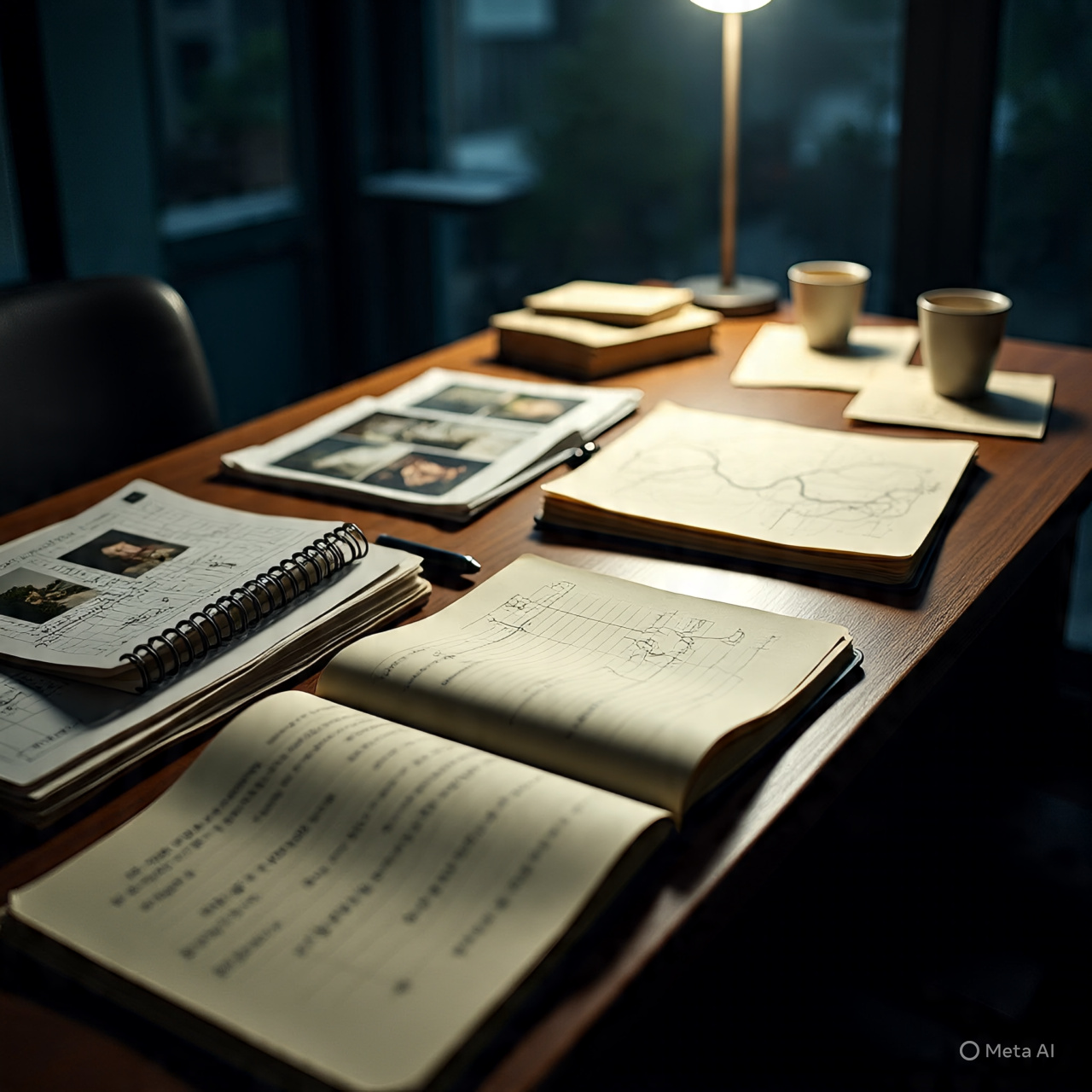 Forensic investigators at the apartment