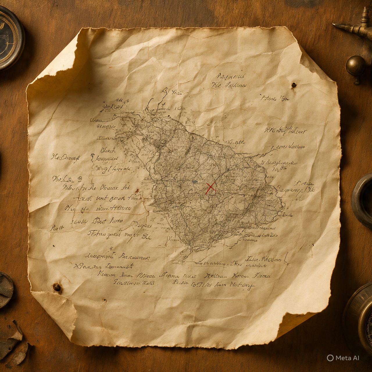 Map showing the location of discovery