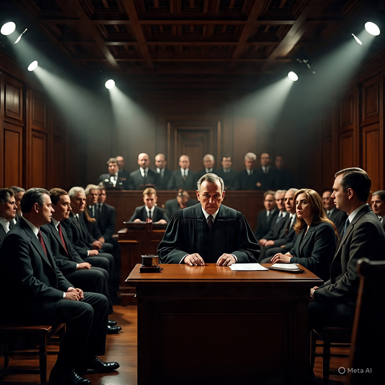 Courtroom sketch from the 1966 trial