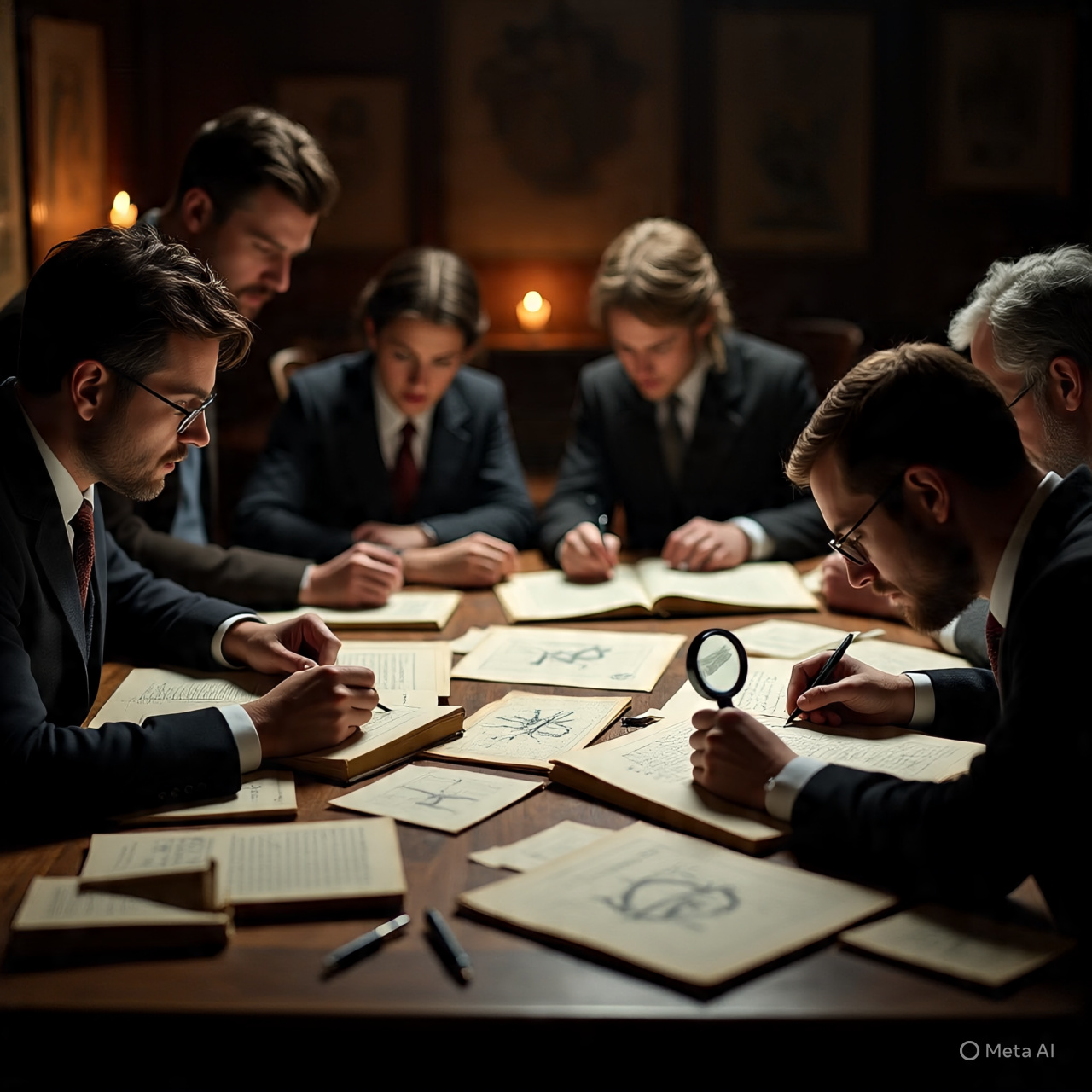 Close up of the Voynich script